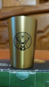 Jagermeister Gold Kieliszki Shoty Złote Metal Kolekcjonerskie 6 Sztuk 40 ml