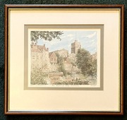 Grafika akwarela z Galerii Langley w Kent nr 477