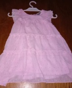 bardzo ładna sukienka na podszewce -rozmiar-80cm