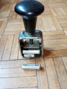 Pieczątka Numerator z czasów PRL+malutki stempelek