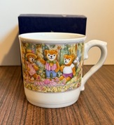 ROYAL WORCESTER Śliczny kubek porcelanowy MISIE w pudełku 