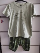 Piżama chłopięca krótki rękaw Young Style r. 122-128