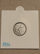 Moneta Włochy 50 lirów 1994