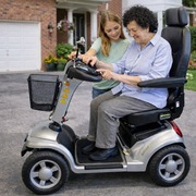 Skuter inwalidzki elektryczny PRACTI COMFORT wysokie koła szybki 