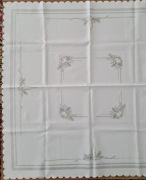 Serweta świąteczna 80x80 (kwadrat) nowa z nadrukiem , biała .