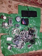 Zestaw kabli latarek discman,piornik