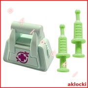 LEGO 93091pb02 TORBA lekarska apteczka + 2 x 87989 STRZYKAWKA