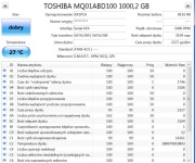 Dysk HDD 2,5 SATA 1TB TOSHIBA MQ01ABD100 1000,2 GB