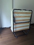 COSTWAY składane łóżko gościnne z materacem 80x200 cm – udźwig 120 kg