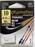 Haczyki z przyponami Kamatsu Tomaru Waggler 10/0,14mm