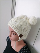 Czapka pompon 6-12 miesięcy 74-80cm So Cute pompon