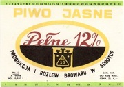 etykieta piwna - browar Sobótka