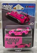 MINIGT 1:64 # 1052 Porsche 911 GT3 R Różowy RACING 2024 IMSA Roxy Blister