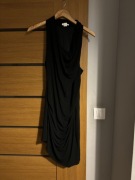 czarna sukienka helmut lang