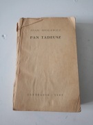 Pan Tadeusz Adam Mickiewicz Czytelnik rok 1962