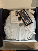 Neonowa taśma led 15m elastyczna taśma