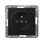 Gniazdo pojedyncze Ospel Impresja z ładowarką USB GP-1YZPUSB/m/33