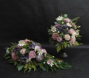 Kompozycja na grób - komplet wiosenny