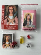 Zestaw Dewocjonaliów Św Filomeny, kamyk z Gargano