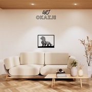 Obraz na sciane Ażurowy Pies