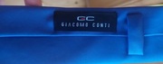 Niebieski krawat męski Giacomo Conti