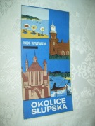 OKOLICE SŁUPSKA - MAPA TURYSTYCZNA 1984