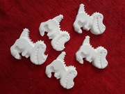 Dinozaury figurki figurka do malowania z gipsu 