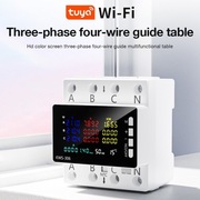 Licznik energii, 4p, 3 fazowy + N, AC, 80A, WIFI TUYA Smart Life