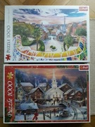 Zestaw Puzzle 1000 Trefl w tym Premium Quality 2 sztuki