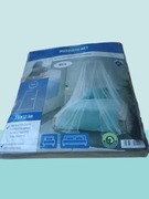 MOSKITIERA BIAŁA siatka na komary BALDACHIM doŁÓŻKA POJEDYNCZEGO PODWÓJNEGO