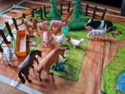 Farma, plansza z figurkami 