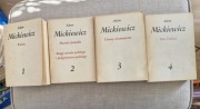 Adam Mickiewicz Cztery tomy