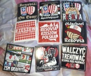 Resovia Rzeszów vlepki podkarpackie 