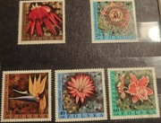 Znaczki pocztowe - różne rośliny i kwiaty 