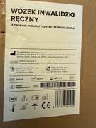 WÓZEK INWALIDZKI ALUMINIOWY NAVIGATOR RĘCZNY