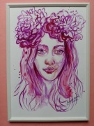 Akwarelowy portret kobiety 