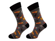 Skarpety Skarpetki Męskie Kolorowe Śmieszne Bawełniane Wysokie Wzory 