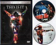 2 DVD - wydanie specjalne - Michael Jackson This is it - film dokumentalny
