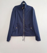 Granatowa kurtka damska przeciwdeszczowa Filippa K rozmiar L