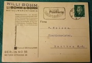 Postkarte 1931 Berlin Willi Bohm