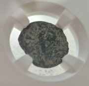 Prutah Poncjusza Piłata - oryginalna moneta z Judei - grading NGC