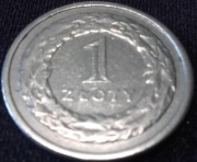 Polska 1 zł 1991 rok Rzadka