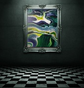 Obraz pouring abstrakcja 40x50