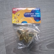 Dzwonki dekoracyjne złote 38 mm – komplet 2 szt.