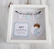 Ramka metryczka pamiątka chrzest prezent