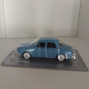 Metalowy model RENAULT DAUPHINE Kultowe Auta PRL-u 1:43