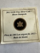 100 CAD 2013 rok. Bison Stampede.