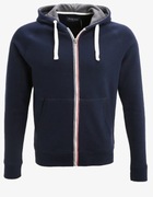 Pier One Bluza bawełniana rozpinana z kapturem L granatowa