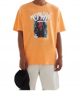 PULL & BEAR T-SHIRT PRINT O7B MLE duża M  jak XL STWD 100% bawełna