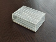 Stare pudełko Lego System 728, 729 z lat 60, płytka 8x11 old light gray